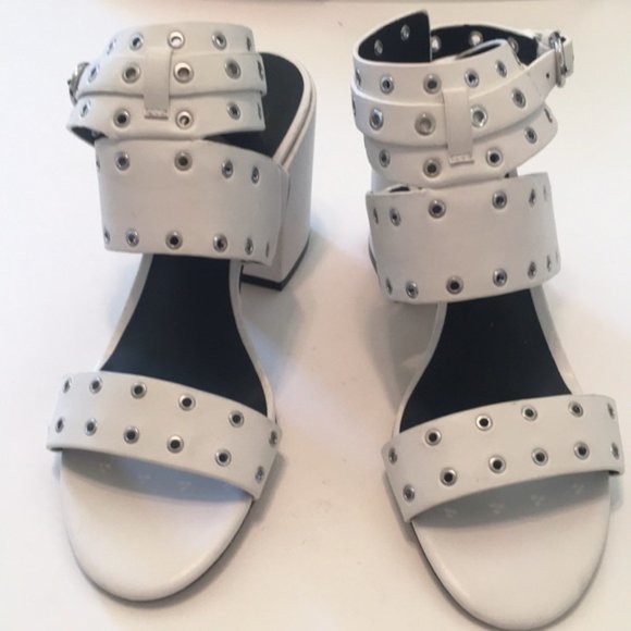 Rebecca Minkoff Carter Grommet Block Heel Sandal - Picture 6 of 8